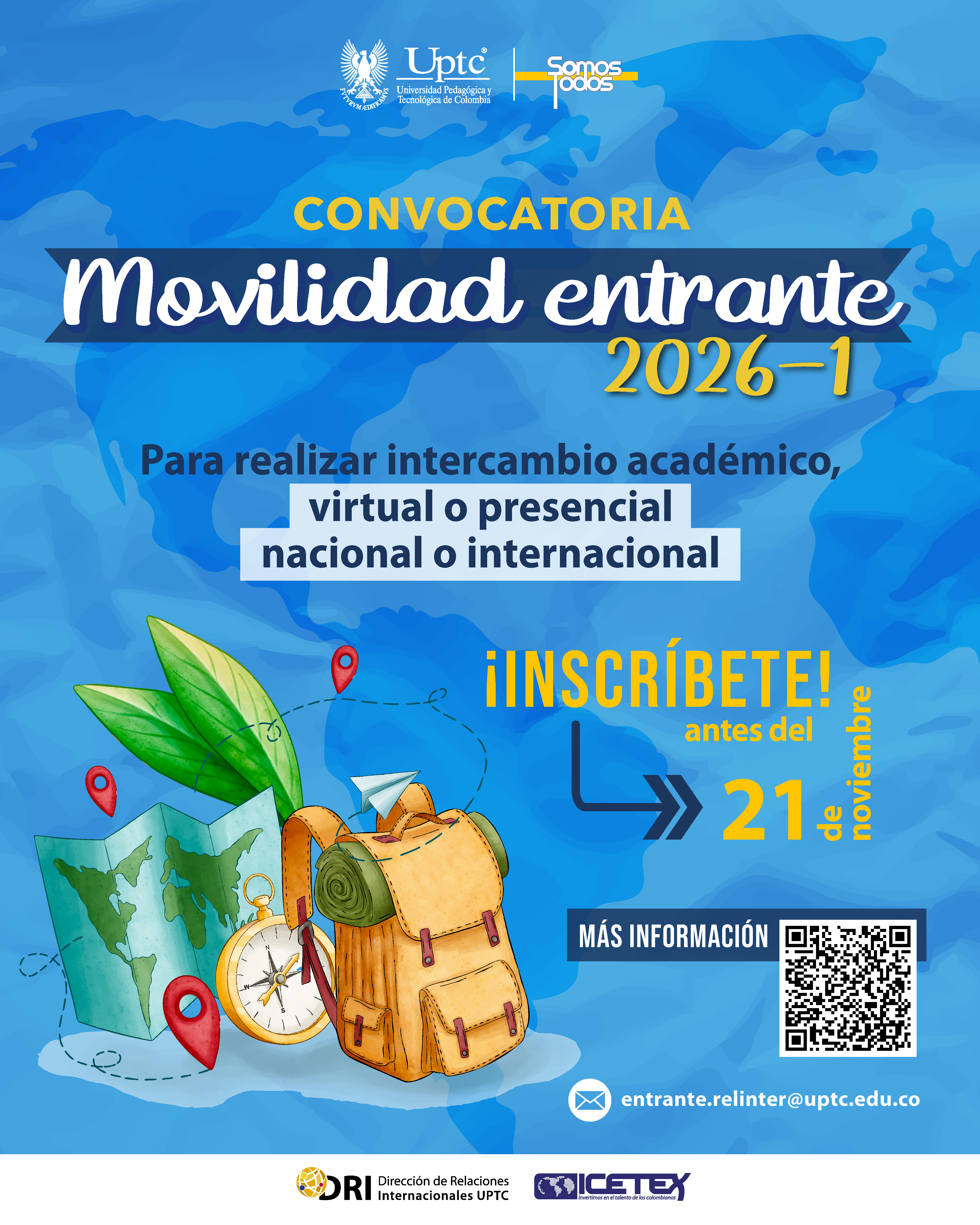 MOVILIDAD ENTRANTE UPTC - Colombia